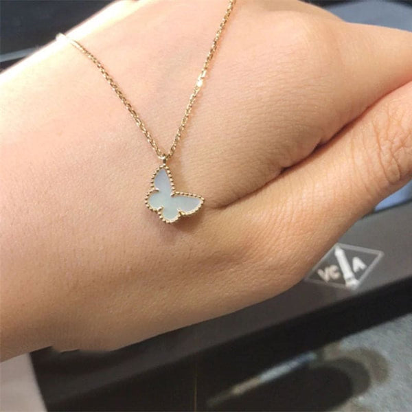 Van cleef and discount arpels necklace butterfly