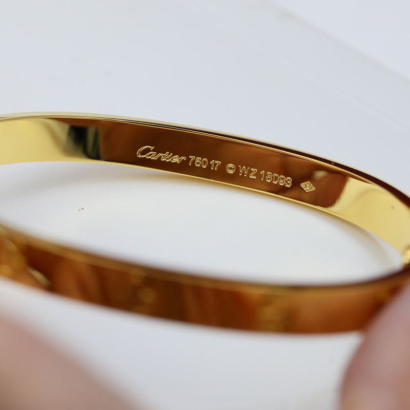 18K Yellow Gold Cartier Love Bracelet JewelsFIts