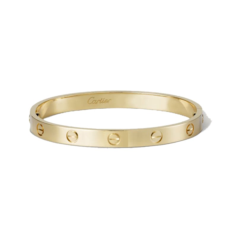 18K Yellow Gold Cartier Love Bracelet JewelsFIts