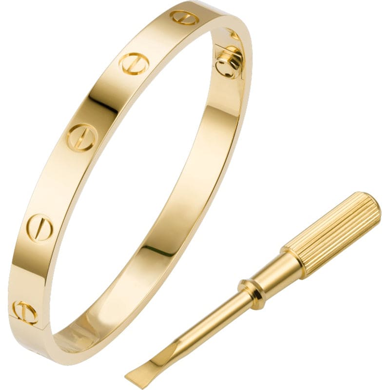 18K Yellow Gold Cartier Love Bracelet JewelsFIts